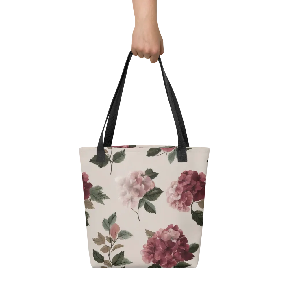 Vintage Bloom on Tote Bag — Front