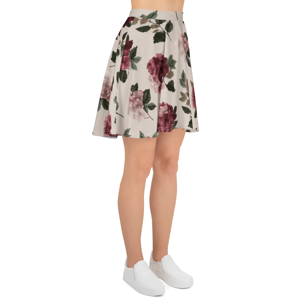 Vintage Bloom on Skater Skirt — Right