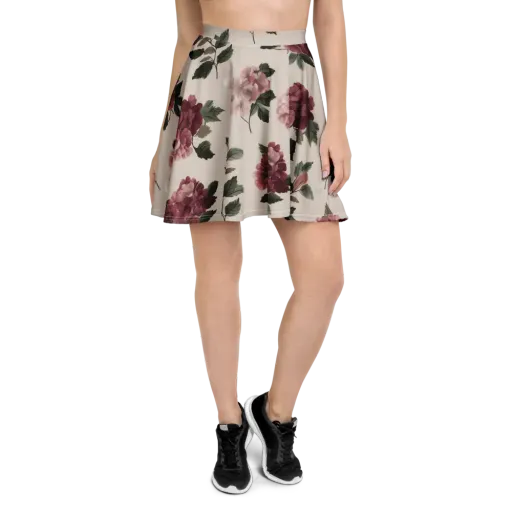 Vintage Bloom on a Skater Skirt