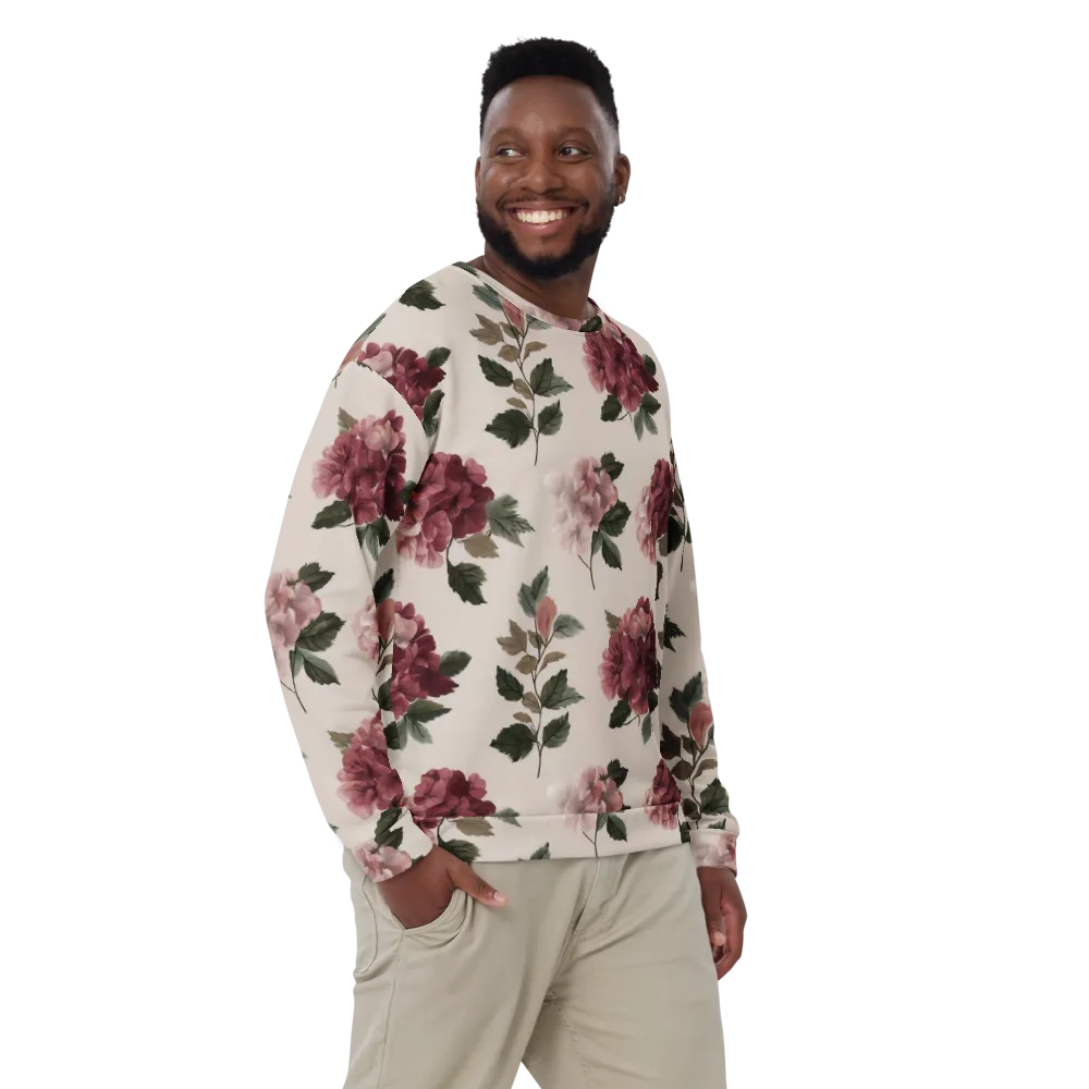 Vintage Bloom on Sweatshirt — Front