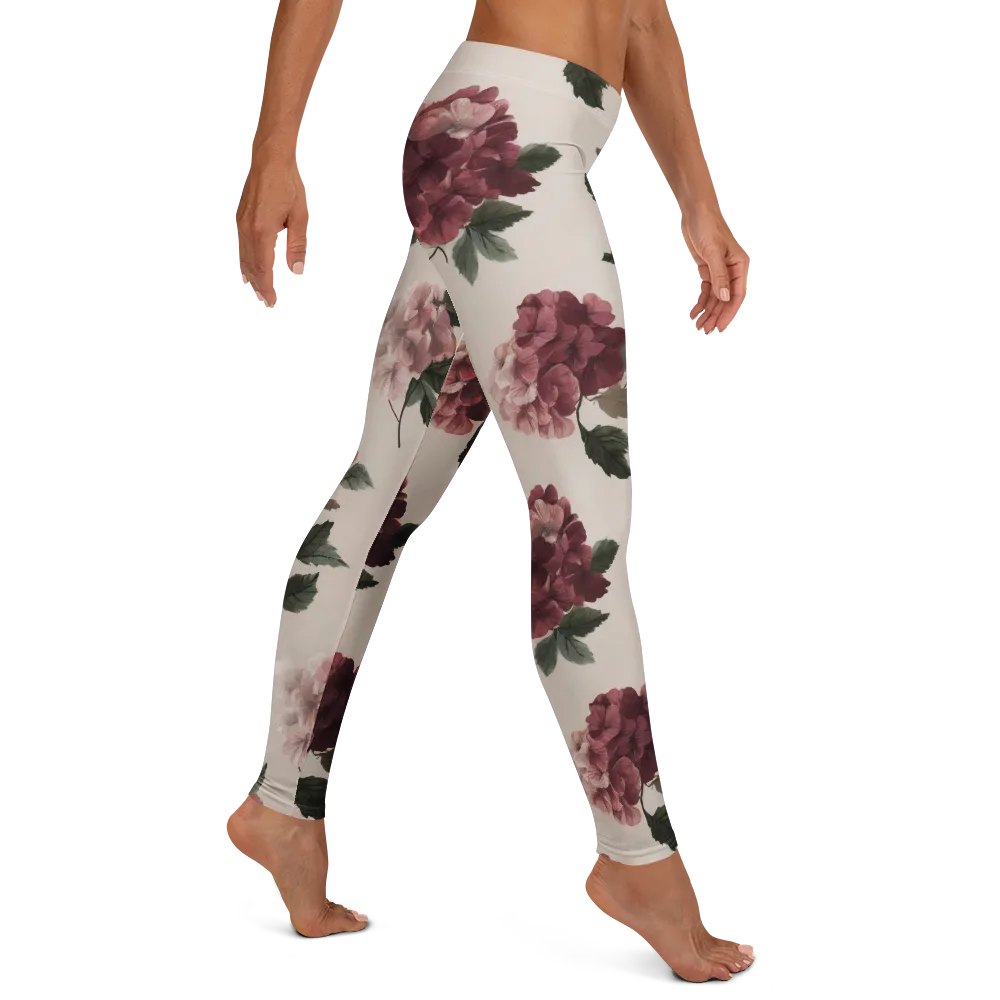 Vintage Bloom on Leggings — Right