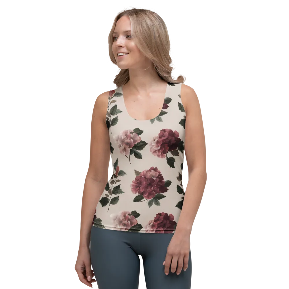 Vintage Bloom on Women's Tank Top — Front