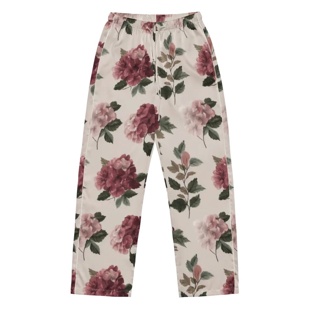 Vintage Bloom on Women's Pajama Pants — Front
