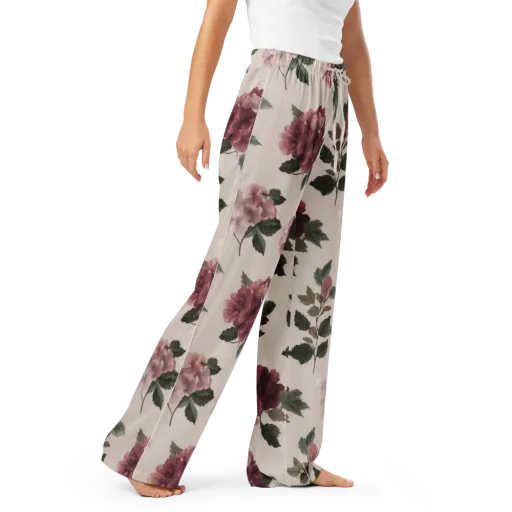 Vintage Bloom on a Women's Pajama Pants
