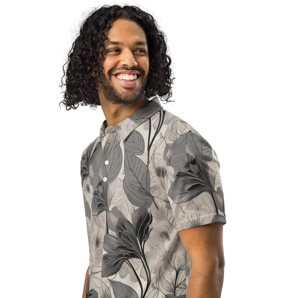 Silverleaf Sonata on Men's Slim Fit Polo Shirt — Left Front