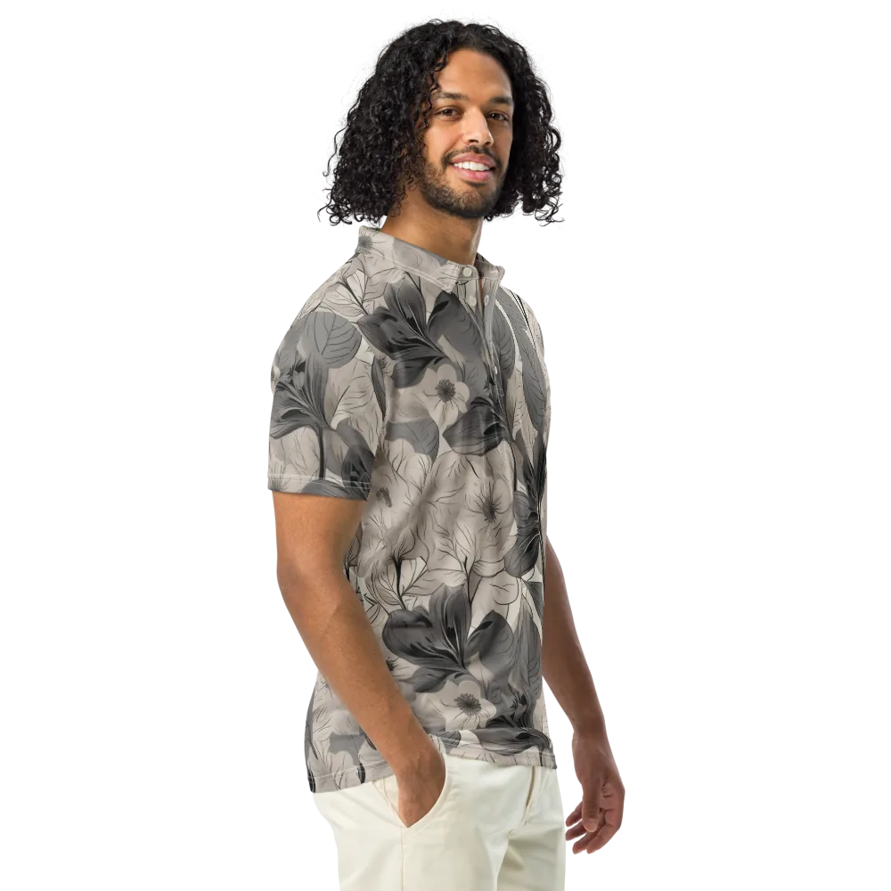 Silverleaf Sonata on Men's Slim Fit Polo Shirt — Right Front