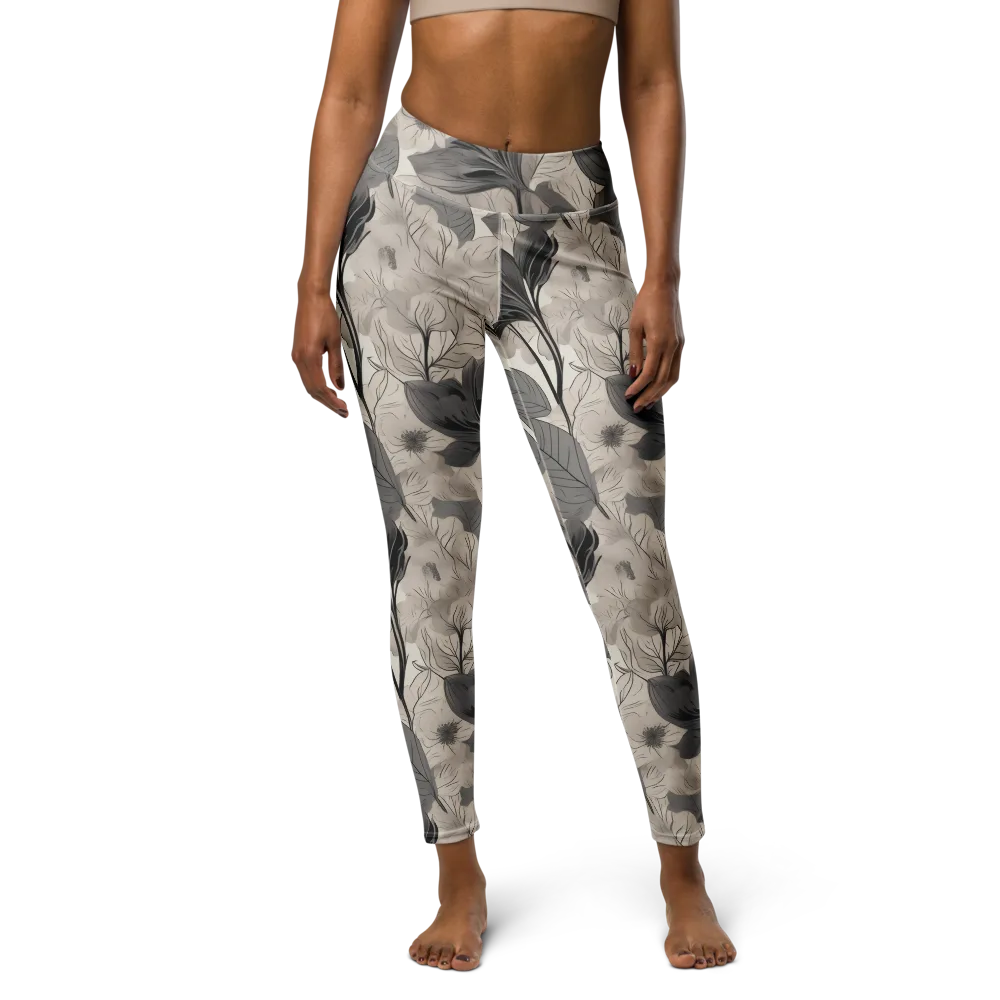 Silverleaf Sonata on Yoga Leggings — Front