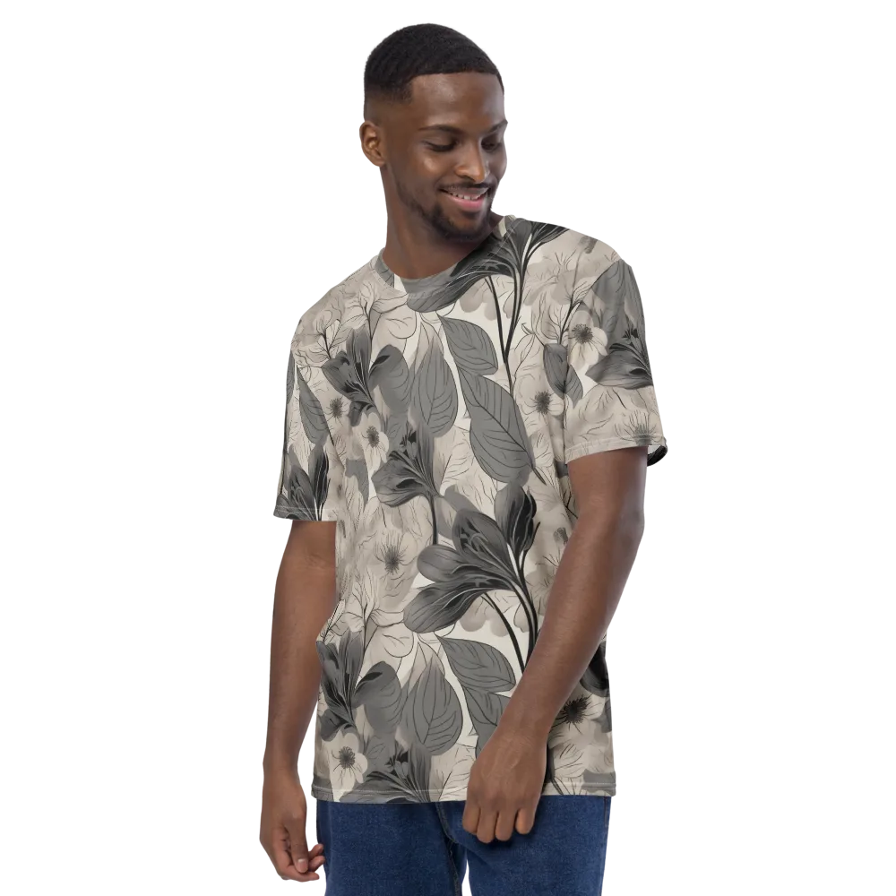 Silverleaf Sonata on Men's Crew Neck T-Shirt — Left