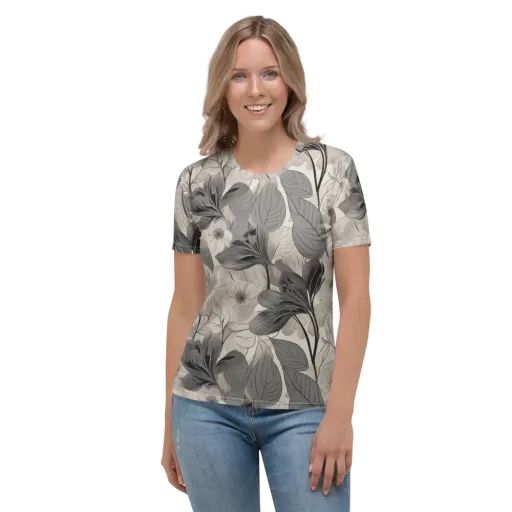 Silverleaf Sonata on a Women's Crew Neck T-Shirt