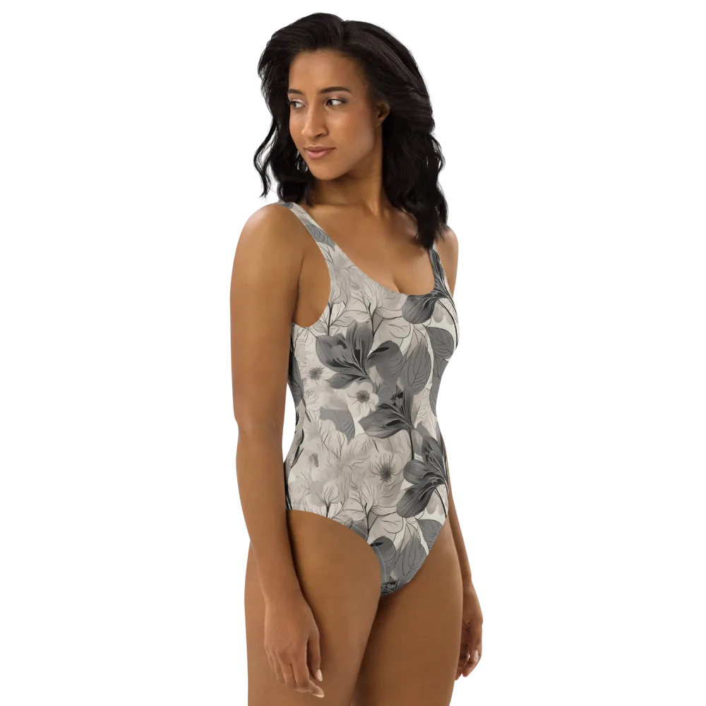Silverleaf Sonata on One-Piece Swimsuit — Right