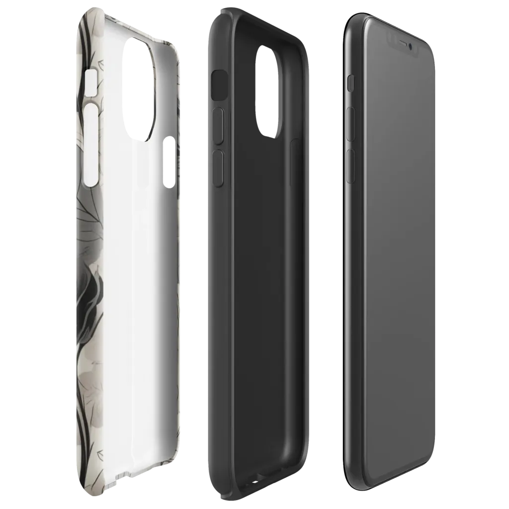 Silverleaf Sonata on Tough Case for iPhone® — Right
