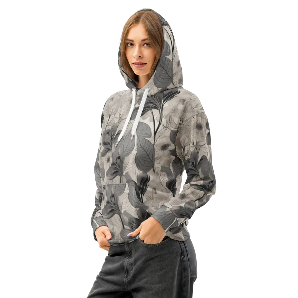 Silverleaf Sonata on Cotton Hoodie — Left Front
