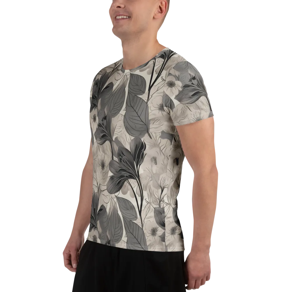 Silverleaf Sonata on Men's Athletic T-Shirt — Left