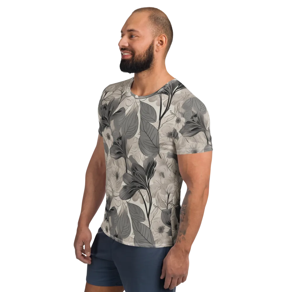 Silverleaf Sonata on Men's Athletic T-Shirt — Left