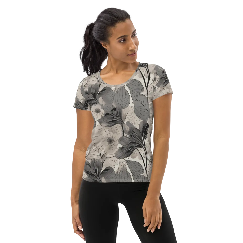 Silverleaf Sonata on Women's Athletic T-Shirt — Front