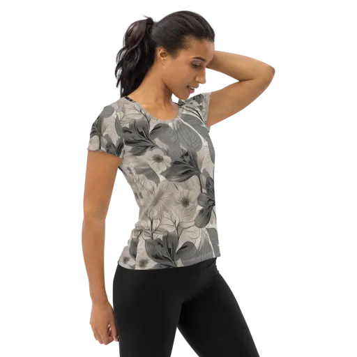 Silverleaf Sonata on a Women's Athletic T-Shirt
