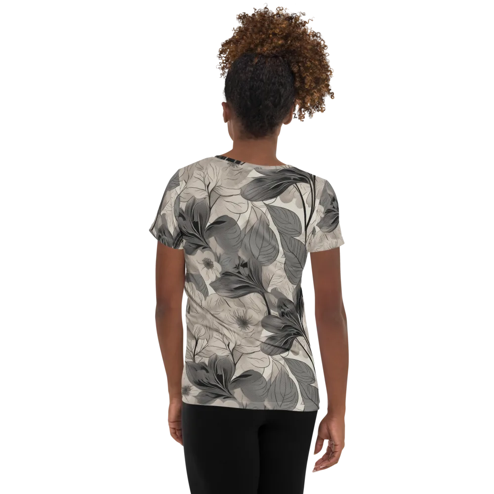 Silverleaf Sonata on Women's Athletic T-Shirt — Back