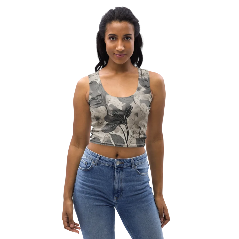 Silverleaf Sonata on Crop Top — Front
