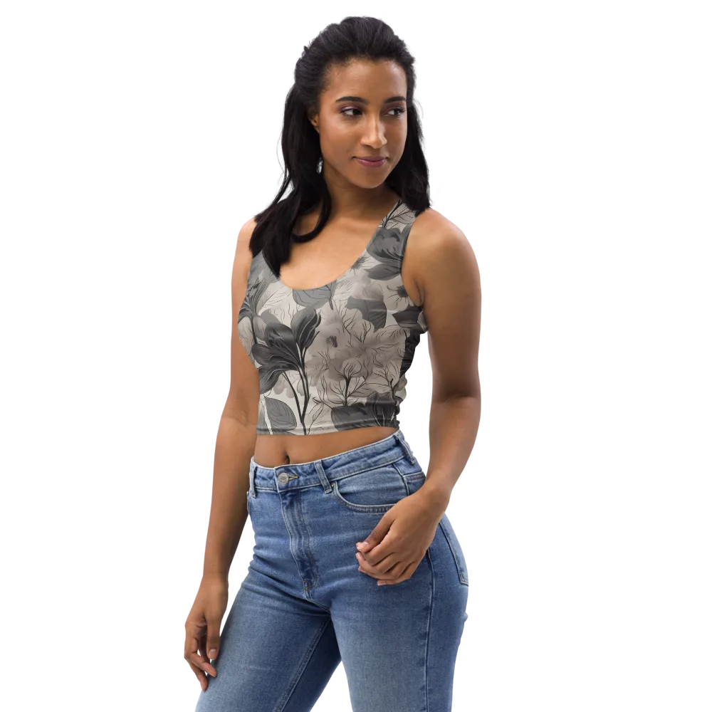 Silverleaf Sonata on Crop Top — Left Front