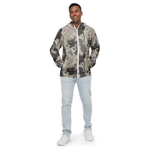 Silverleaf Sonata on a Men's Windbreaker