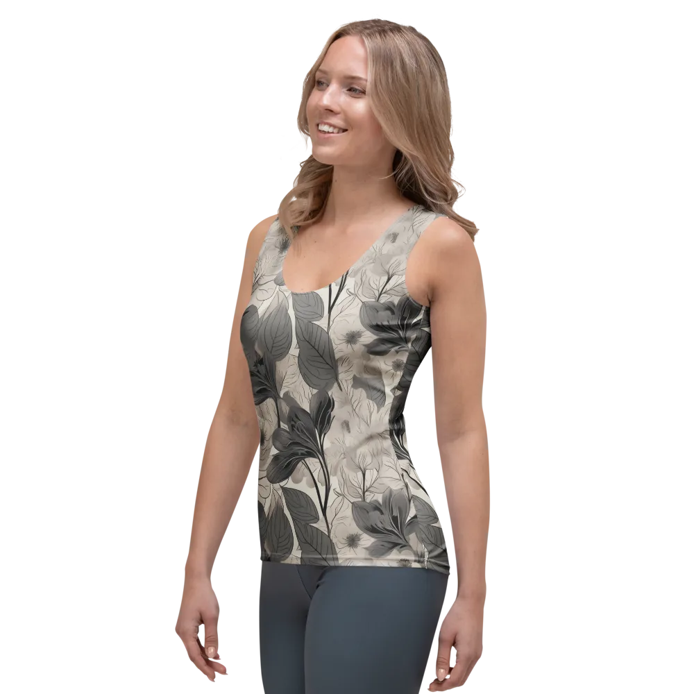 Silverleaf Sonata on Women's Tank Top — Left Front