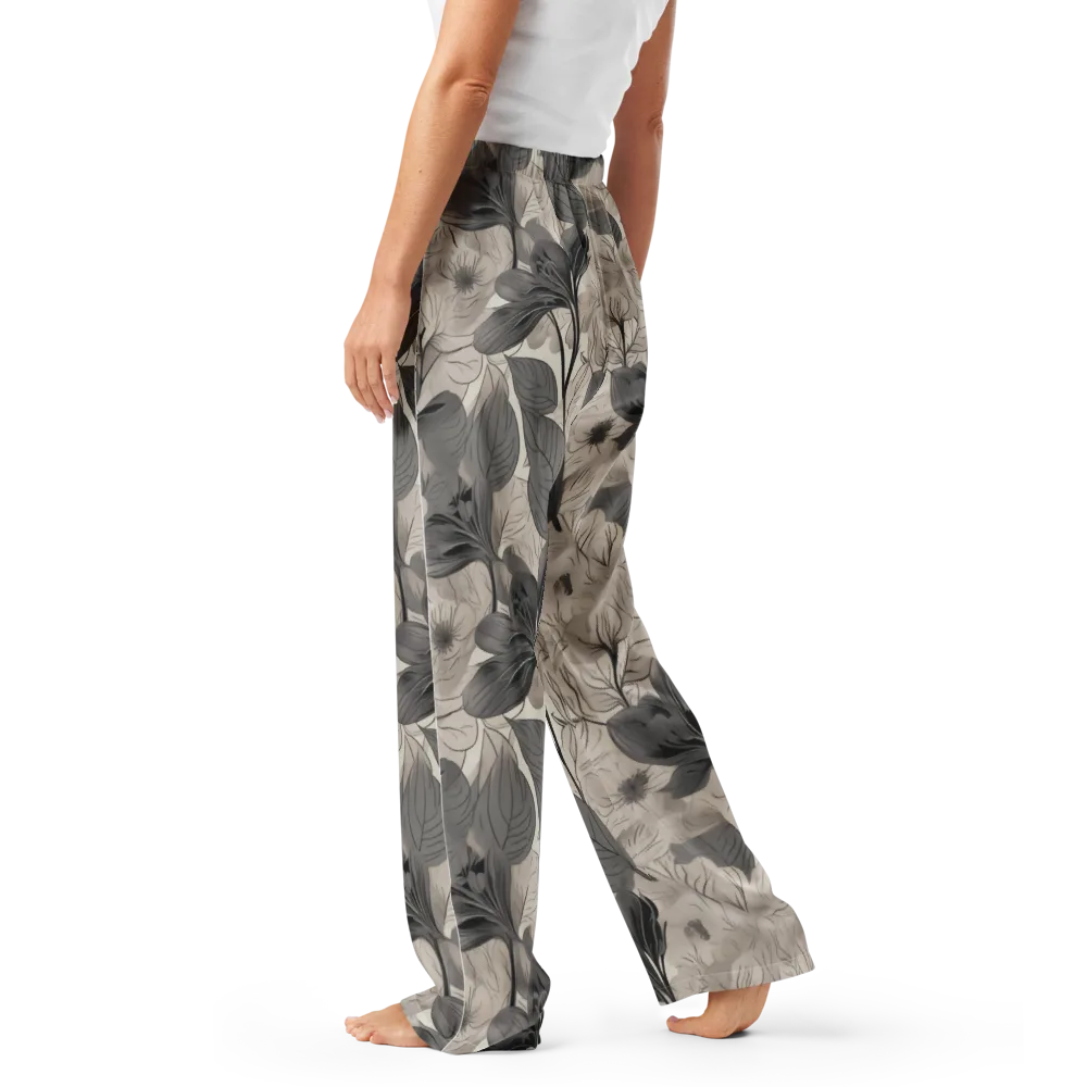Silverleaf Sonata on Women's Pajama Pants — Left