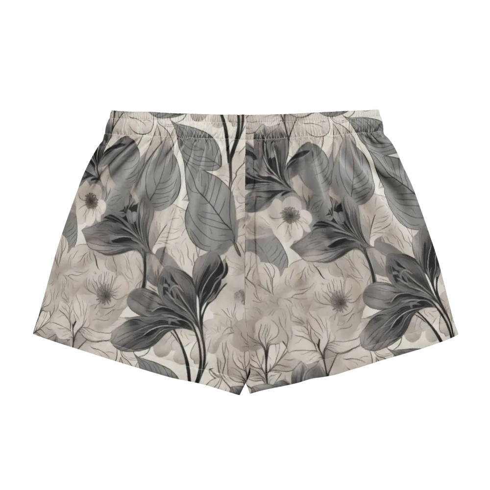 Silverleaf Sonata on Women's Pajama Shorts — Back