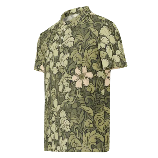 Olive Garden Hymn on a Men's Slim Fit Polo Shirt