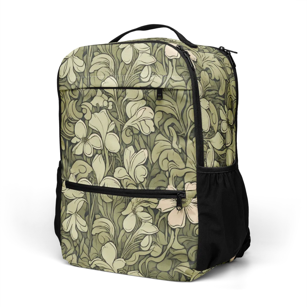 Olive Garden Hymn on Utility Backpack — Left Front