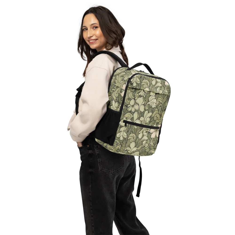 Olive Garden Hymn on Utility Backpack — Back