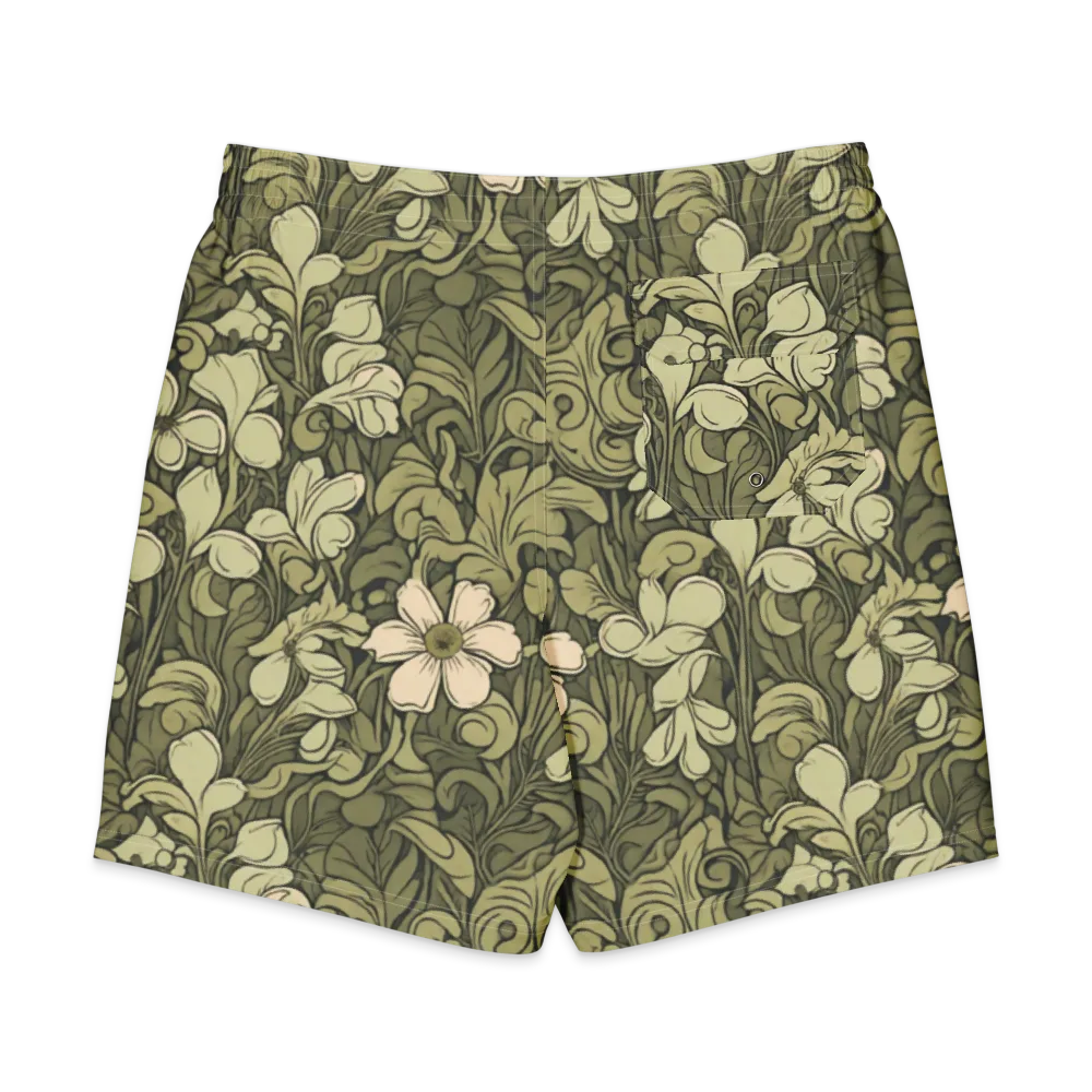 Olive Garden Hymn on Men's Board Shorts — Back