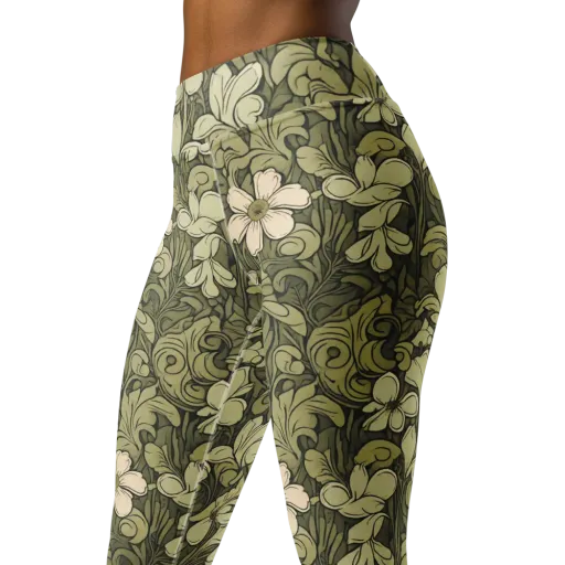 Olive Garden Hymn on a Yoga Leggings