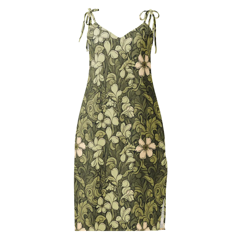 Olive Garden Hymn on Slip Dress — Front