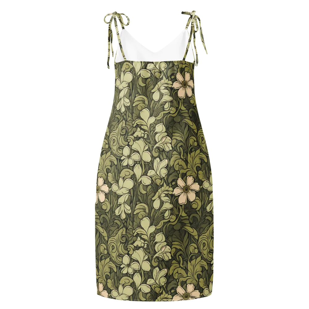 Olive Garden Hymn on Slip Dress — Back