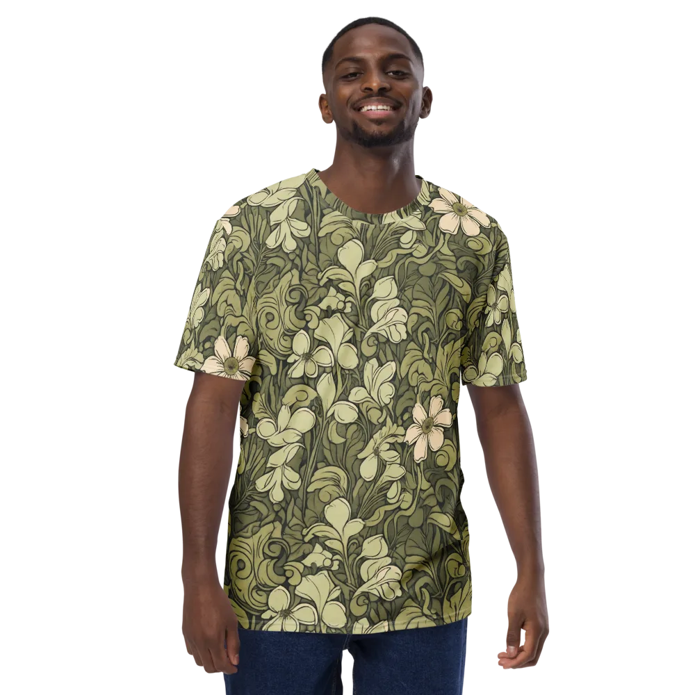 Olive Garden Hymn on Men's Crew Neck T-Shirt — Front