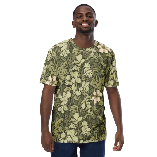 Olive Garden Hymn on a Men's Crew Neck T-Shirt