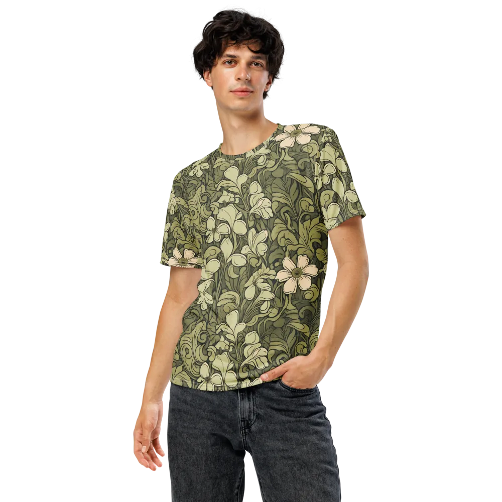 Olive Garden Hymn on Men's Crew Neck T-Shirt — Front