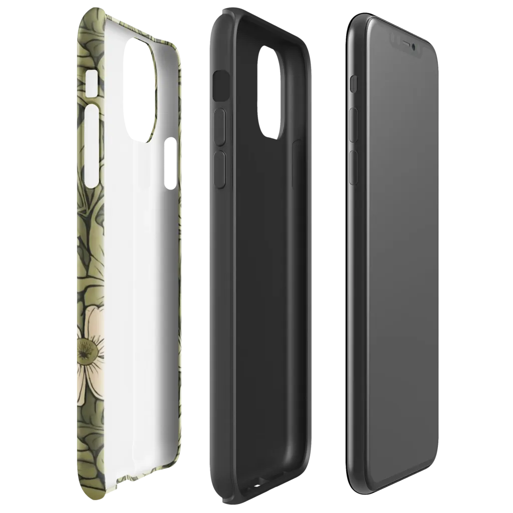 Olive Garden Hymn on Tough Case for iPhone® — Right