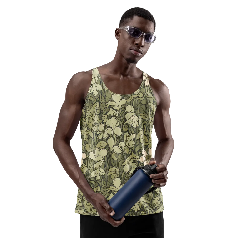 Olive Garden Hymn on Men's Tank Top — Front