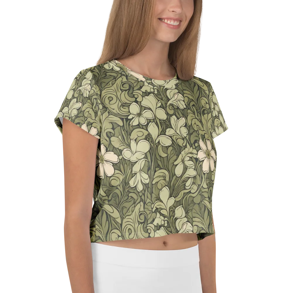 Olive Garden Hymn on Crop Tee — Right
