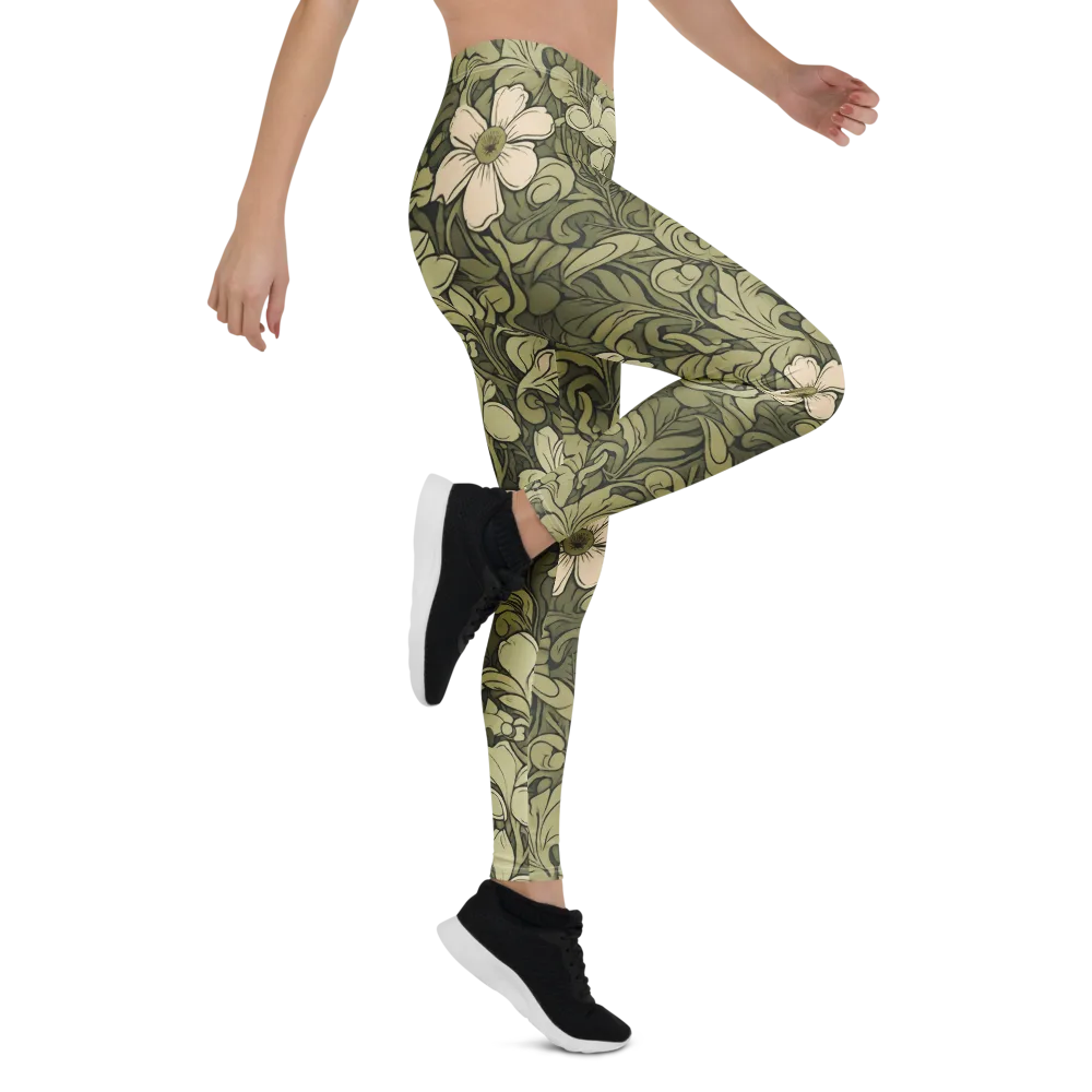 Olive Garden Hymn on Leggings — Right