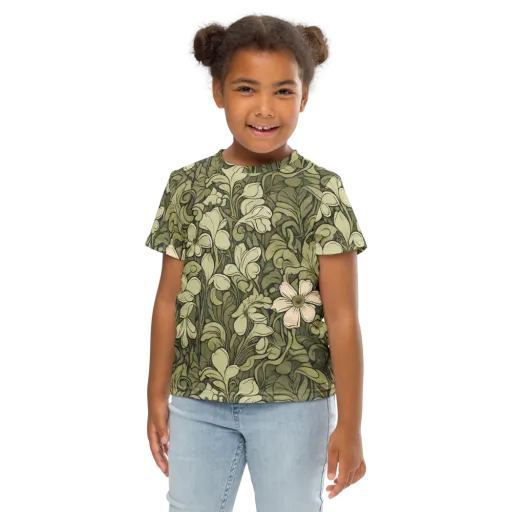 Olive Garden Hymn on a Kids Crew Neck T-Shirt