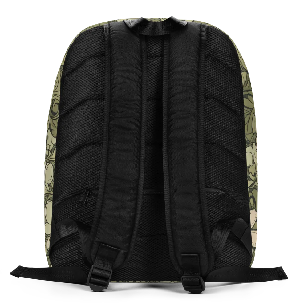 Olive Garden Hymn on Minimalist Backpack — Back