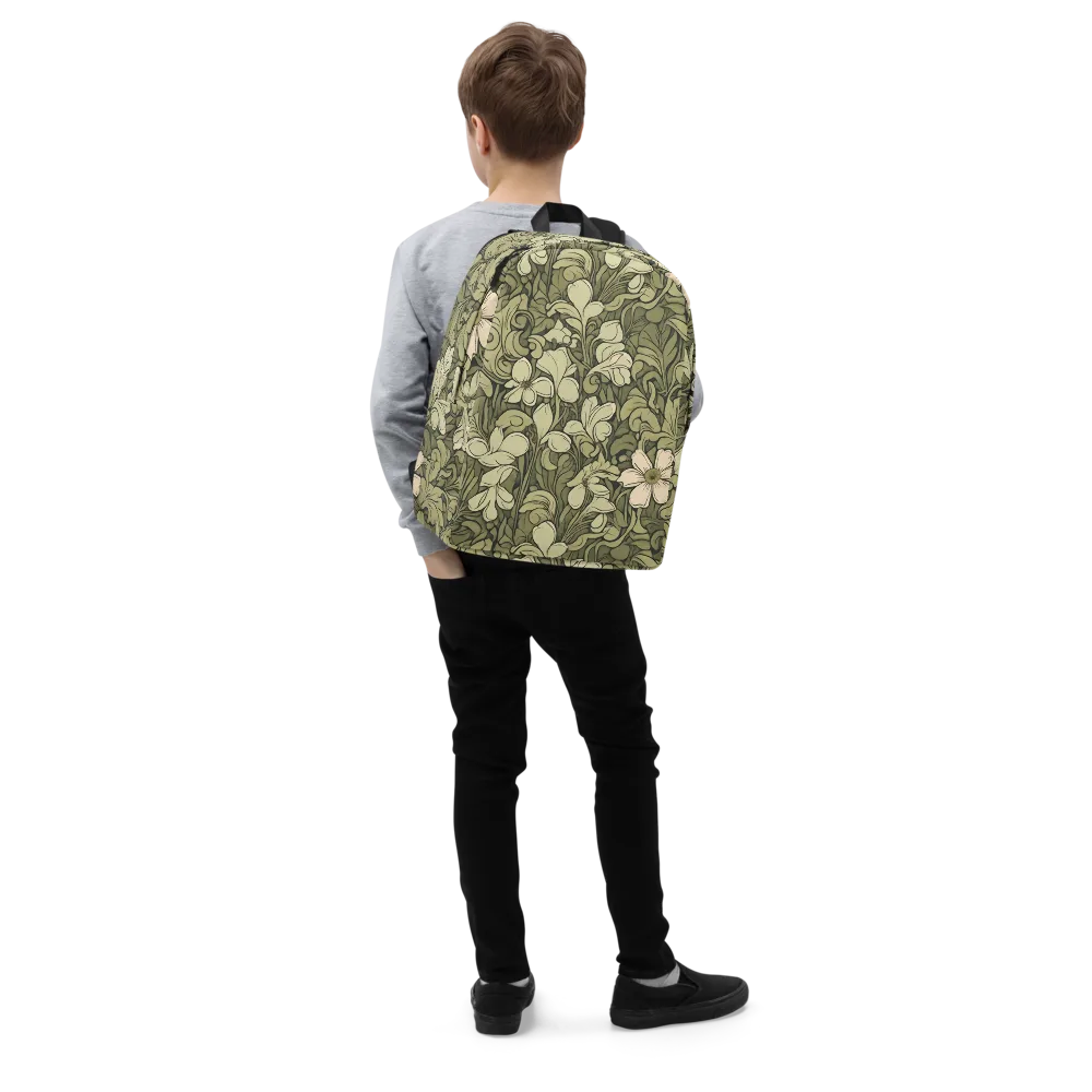 Olive Garden Hymn on Minimalist Backpack — Right Front