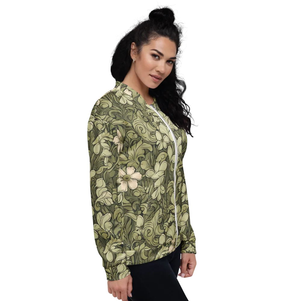 Olive Garden Hymn on Bomber Jacket — Right