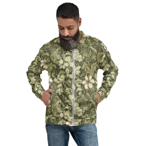 Olive Garden Hymn on a Bomber Jacket