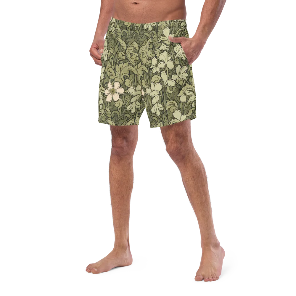 Olive Garden Hymn on Swim Trunks — Left Front