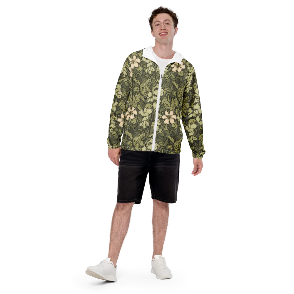 Olive Garden Hymn on Men's Windbreaker — Front