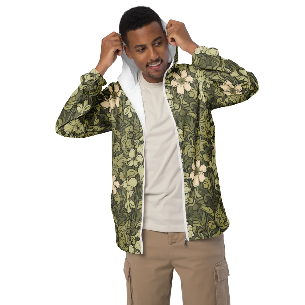 Olive Garden Hymn on Men's Windbreaker — Front