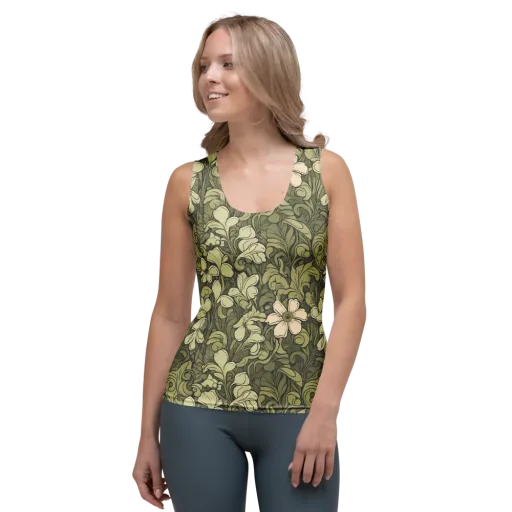 Olive Garden Hymn on a Women's Tank Top